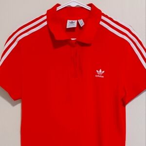 adidas Originals Red Midi Dress